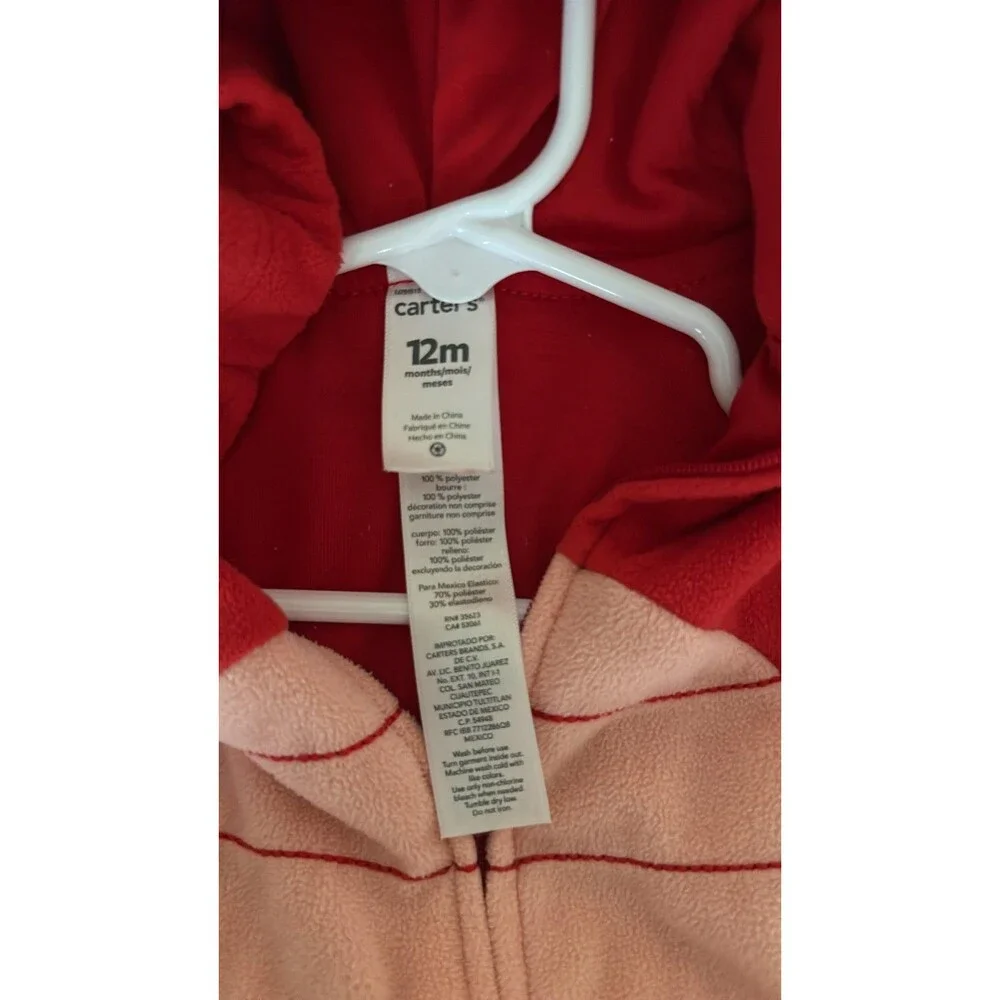 Carter’s Baby Lobster Costume Red 12M - Picture 5 of 5